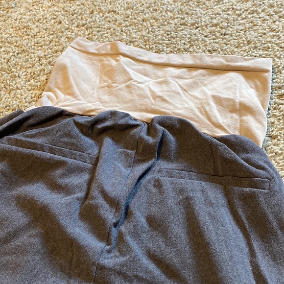 Gray maternity dress pants - Picture 4 of 5